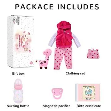 Lifelike Reborn Baby Doll for Kids, Perfect Gift Set