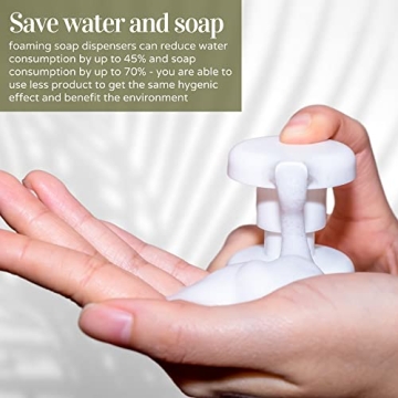 Foaming Soap Dispensers for Eco-Friendly Homes - 3 Pack