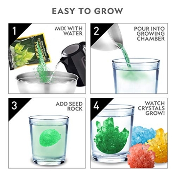 NATIONAL GEOGRAPHIC Mega Crystal Growing Kit for Kids