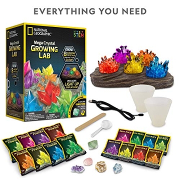 NATIONAL GEOGRAPHIC Mega Crystal Growing Kit for Kids