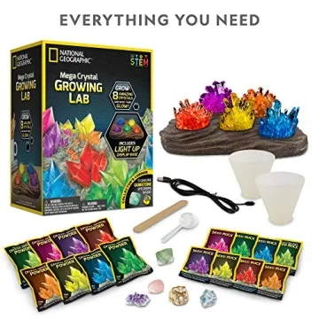 NATIONAL GEOGRAPHIC Mega Crystal Growing Kit for Kids