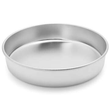 Nordic Ware Naturals Aluminum Bakeware Layer Cake Pan, Silver