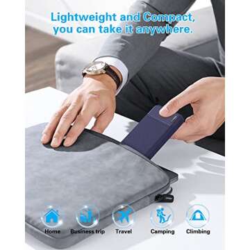 AsperX 2-Pack 10000mAh Power Bank for Ultimate Convenience