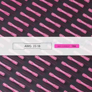 Haisstronica 200PCS Heat Shrink Butt Connectors for Marine