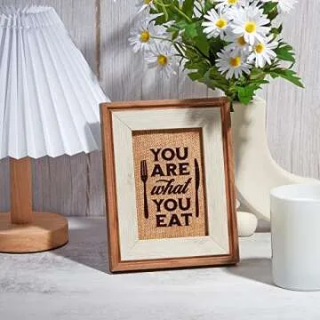 18 Sheets Printable Natural Burlap Paper Pad, 8.5 x 11 Inch Scrapbooking Supplies Laminated Burlap Paper Cardstock Vintage Craft Scrapbook Printable Sheets for Print