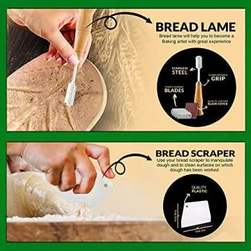 10 Inch Banneton Bread Proofing Baskets for Sourdough