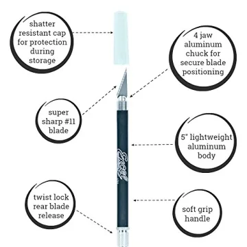 Excel Blades K18 Soft Grip Hobby Knife - Made in USA