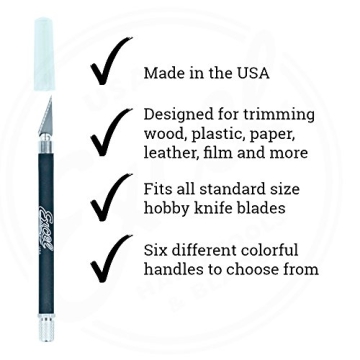 Excel Blades K18 Soft Grip Hobby Knife - Made in USA