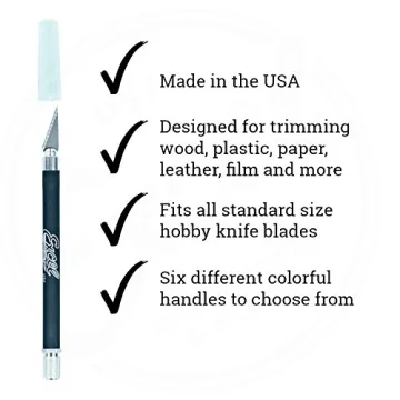 Excel Blades K18 Soft Grip Hobby Knife - Made in USA