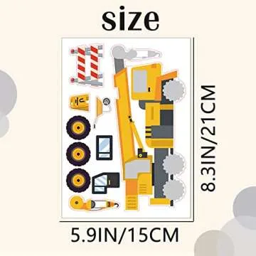 Creative 24 Sheets Make a Face Stickers for Kids