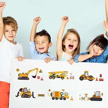 Creative 24 Sheets Make a Face Stickers for Kids