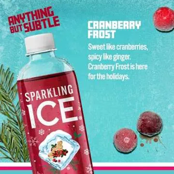 Refreshing Sparkling Ice Cranberry Frost - Zero Sugar Delight!