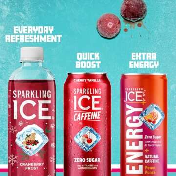 Sparkling Ice Cranberry Frost - Zero Sugar Sparkling Water