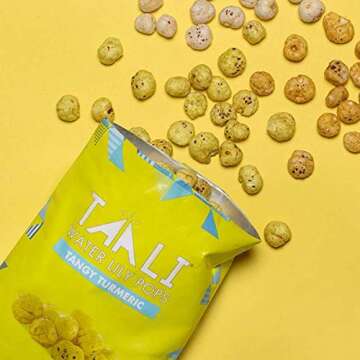 Taali 4-Flavor Variety Water Lily Pops (4-Pack) - Roasted Fox Nuts Makhana Snack | Crunchy Indian He...