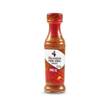 Nando's Hot Peri-Peri Sauce 125ml Authentic Flavor
