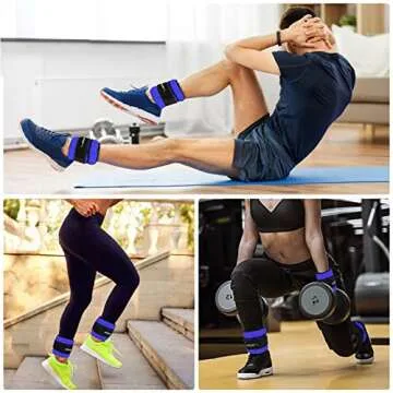 Adjustable Ankle Weights for Yoga and Fitness - APEXUP