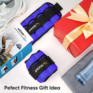 Adjustable Ankle Weights for Yoga and Fitness - APEXUP