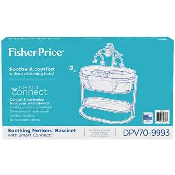 Fisher-Price Soothing Motions Bassinet with Smart Connect