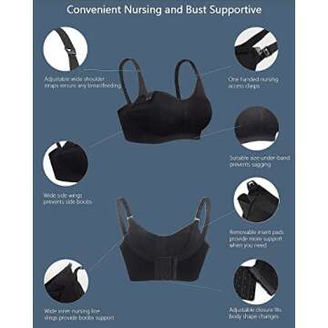 iloveSIA Nursing Bras – Ultra Comfort and Supportive