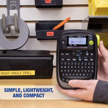 LABELWORKS Epson LW-PX300 Industrial Label Maker for Office – Compatible with Stickers, Magnets, and Shrink Tube, Portable Handheld Design