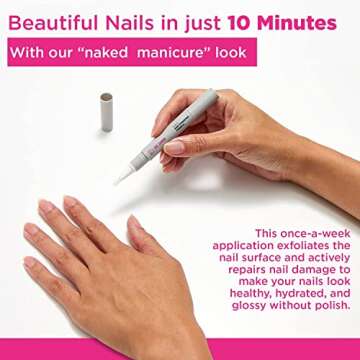 Nail Repair for Damaged Nails - Nail Strengthener for Thin Nails, Nail Strengthener for Damaged Nail...