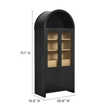 Modway Evie Display Cabinet - Stylish Modern Storage Solution