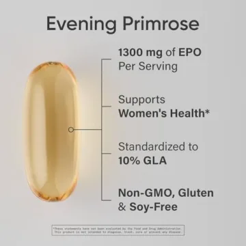 Evening Primrose Oil Softgels Support Women’s Health