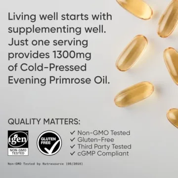 Evening Primrose Oil Softgels Support Women’s Health