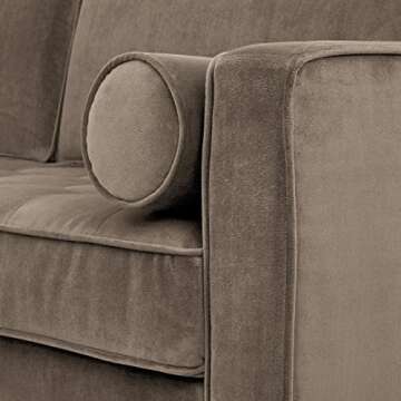 Amazon Brand – Rivet Aiden Mid-Century Modern Sofa Couch (86.6"W) - Otter Gray