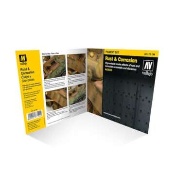 Vallejo - Pigment FX Rust & Corrosion Effect | Wide Range of Effects Caused by the Climate and Geographic Conditions | Contains 4 Bottles x 35 ml (1.18 fl.oz.)