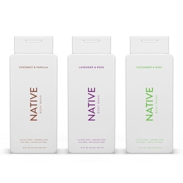 Native Body Wash with Natural Ingredients Consists of Soothing Scents