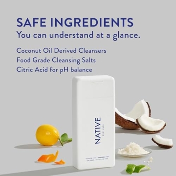 Native Body Wash with Natural Ingredients Consists of Soothing Scents