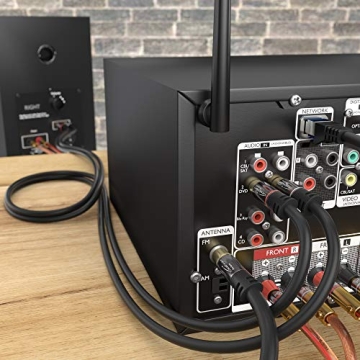 KabelDirekt 25ft RCA/Phono Cable for Superior Sound Quality