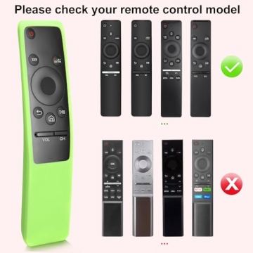 2 Pack Glow in The Dark Silicone Remote Cover for Samsung BN59 Series