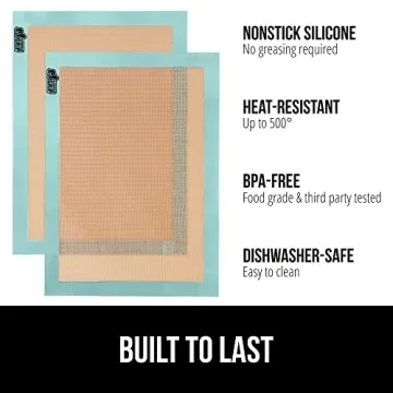 Gorilla Grip Reusable Nonstick Silicone Baking Mats