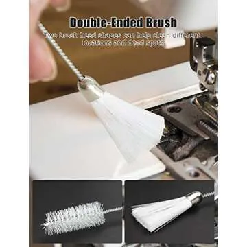 Sewing Machine Cleaning Kit, Mellbree 8pcs Repair Machine Sewing Tools includes Tweezer Double Headed Lint Brush Different Size Screwdrivers and Seam Rippers to Boost Machine Sewing Performance