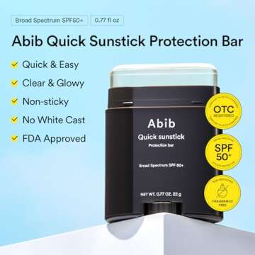 Abib Sunstick Protection Bar SPF50+ for Effective Sun Defense