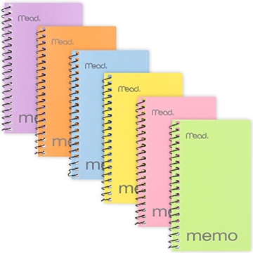 Mead Small Spiral Notebook Set - 12 Pocket Notebooks