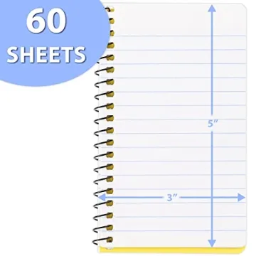 Mead Small Spiral Notebook Set - 12 Pocket Notebooks