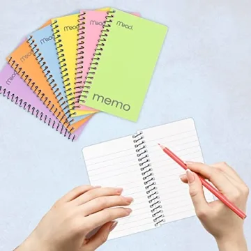 Mead Small Spiral Notebook Set - 12 Pocket Notebooks