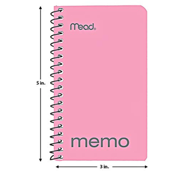 Mead Small Spiral Notebook Set - 12 Pocket Notebooks