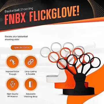FNBX FlickGlove Basketball Shooting Aid for Improved Skills