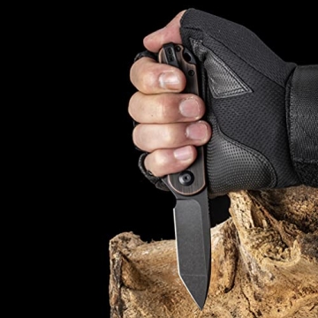 CIVIVI Flipper Knife with D2 Steel Blade and Copper Handle