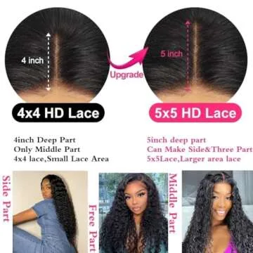 ACIWP Glueless Human Hair Wigs for Beginners - 20 Inch