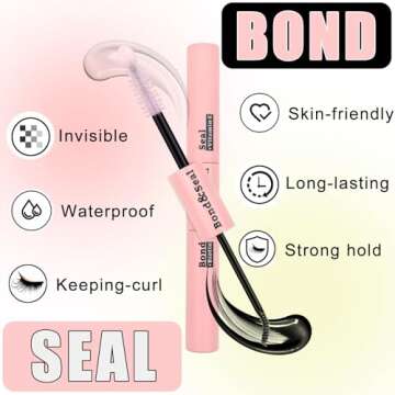 Veleasha DIY Lash Extension Kit 120PCS D Curl Lash Clusters with Waterproof Lash Bond and Seal, Lash...