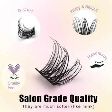 Veleasha DIY Lash Extension Kit 120PCS D Curl Lash Clusters with Waterproof Lash Bond and Seal, Lash Tweezers Eyelash Extensions Kit Soft DIY Cluster Eyelash Extensions Kit at Home (B10,8-16MM,Kit)