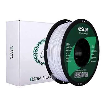 eSUN PLA PRO (PLA+) 3D Printer Filament, Dimensional Accuracy +/- 0.03mm, 1kg, Plastic Spool, 1.75mm, Cool White