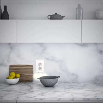 Hello Light 3 Pack - Wall Plate Night Light LED Night Lights Built Into Electrical Outlet Wall Plates - Turn NightLight On/Off Automatically (Duplex, White)