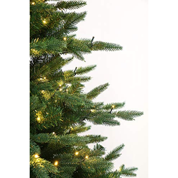 7 Foot Pre-lit Life-Like Fraser Fir Christmas Tree