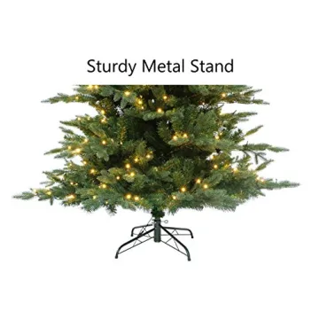 7 Foot Pre-lit Life-Like Fraser Fir Christmas Tree